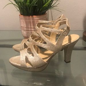 New! Gold Platform Shoes